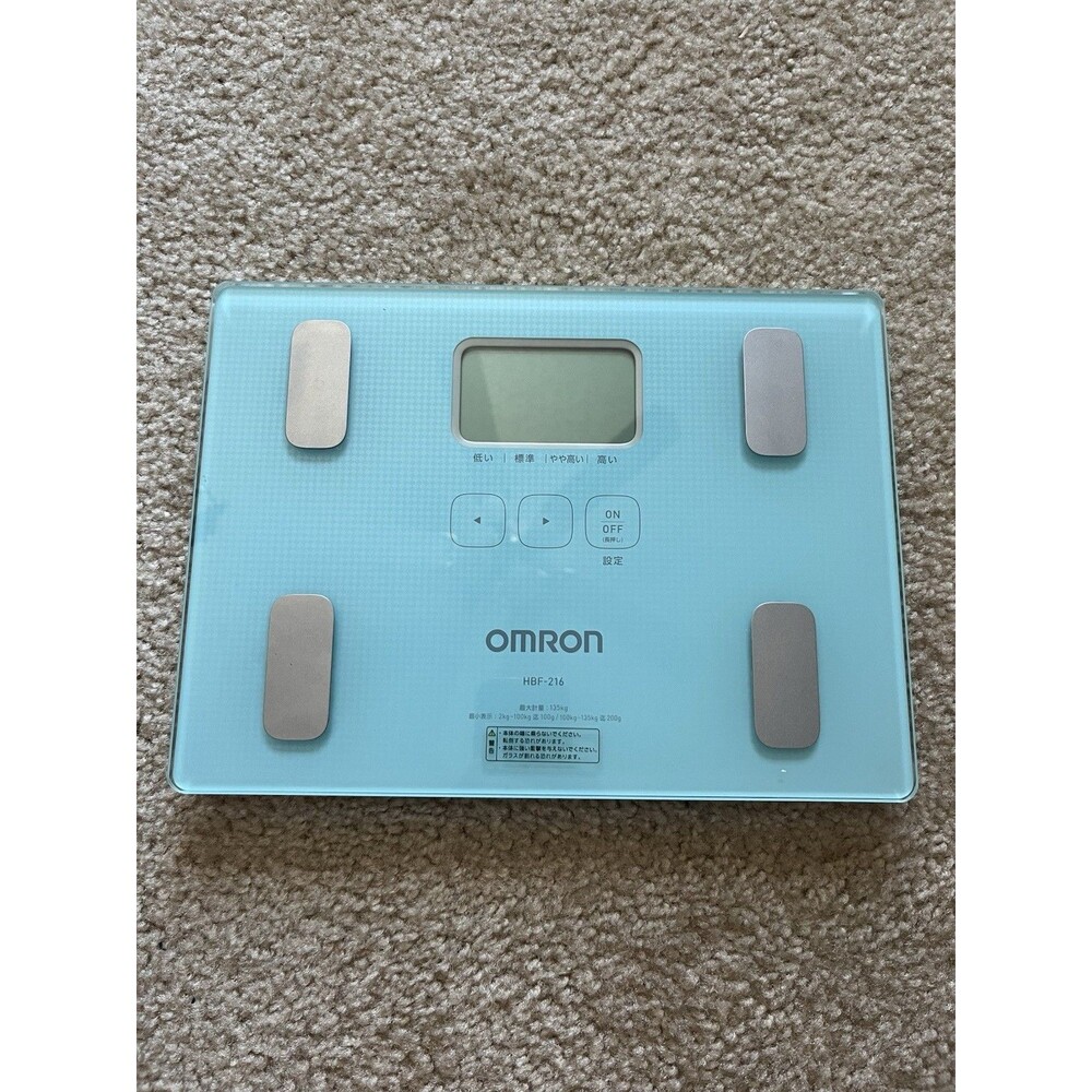 Omron KARADA Scan Body Composition & Scale | HBF-216 Blue (Japanese Import)